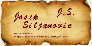 Josip Siljanović vizit kartica